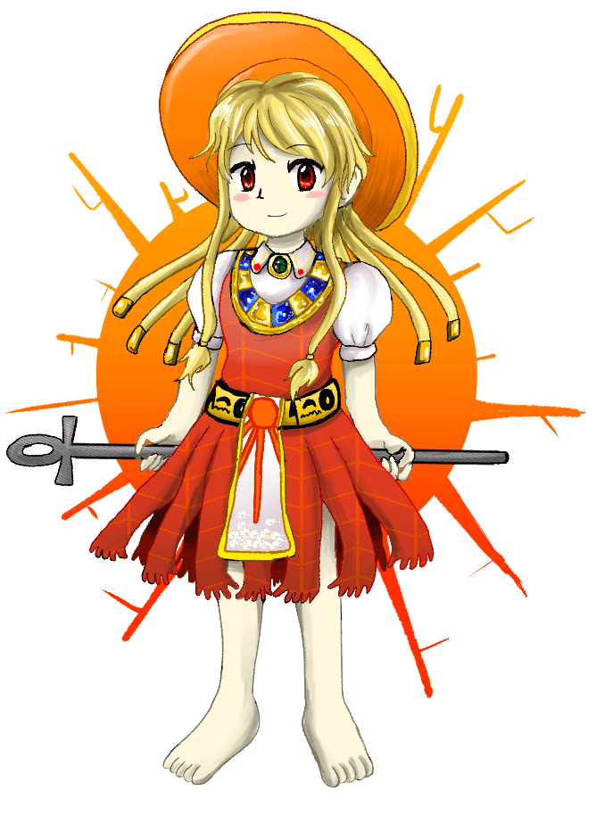 アテン・アマルナ　ZUN絵風立ち絵１