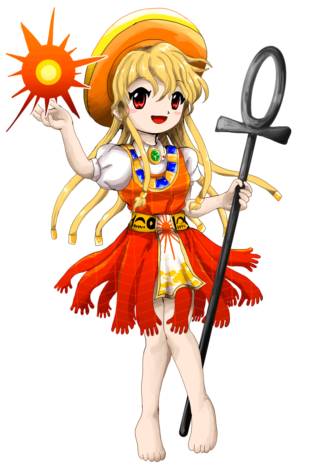 アテン・アマルナ　ZUN絵風立ち絵１